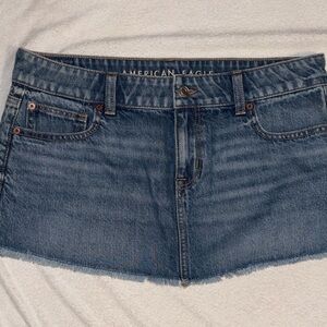 American Eagle Blue Denim Skirt